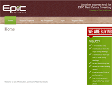 Tablet Screenshot of epicwholesalers.com